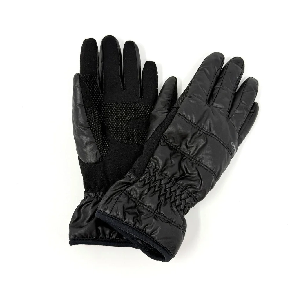 HEAD Waterproof Hybrid‎ Gloves Womens ThermalFur Touchscreen Black S/P